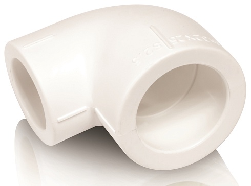 Уголок 90° с переходными диаметрами