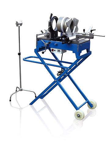 Нагревательная машина с центратором и цифровым контролем с боковым дисплеем для раструбной сварки труб и фитингов из ППР большого диаметра