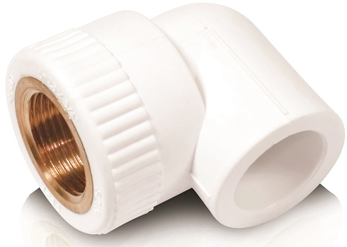 Уголок 90° комбинированный с внутренней резьбой