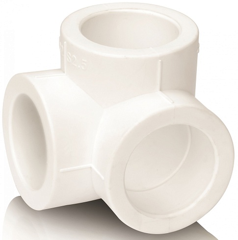 Угловой тройник с равными диаметрами