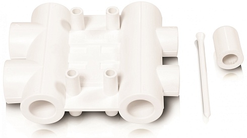 Водораспределительный блок из ППР (для водоснабжения)