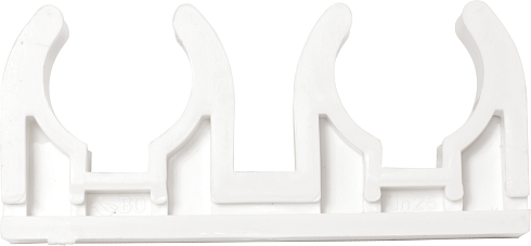 Крепление из ППР для труб двойное "U" - типа